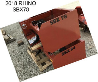 2018 RHINO SBX78