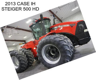 2013 CASE IH STEIGER 500 HD