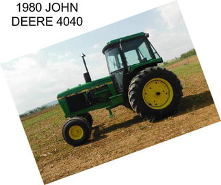 1980 JOHN DEERE 4040