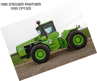 1985 STEIGER PANTHER 1000 CP1325