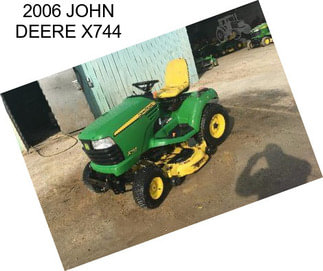 2006 JOHN DEERE X744