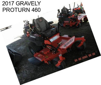 2017 GRAVELY PROTURN 460