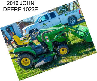 2016 JOHN DEERE 1023E