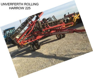 UNVERFERTH ROLLING HARROW 225