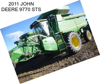 2011 JOHN DEERE 9770 STS