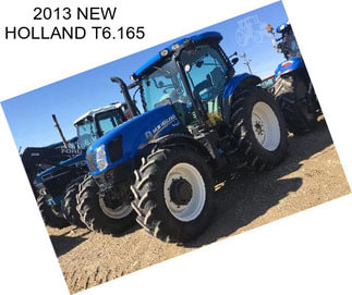 2013 NEW HOLLAND T6.165
