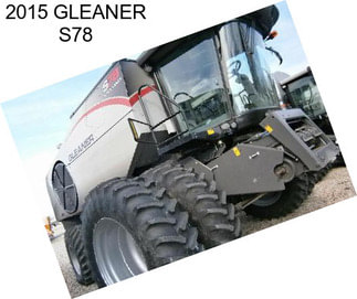 2015 GLEANER S78