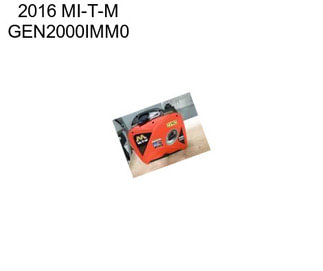 2016 MI-T-M GEN2000IMM0