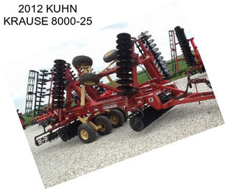 2012 KUHN KRAUSE 8000-25