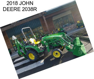 2018 JOHN DEERE 2038R