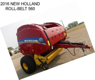 2016 NEW HOLLAND ROLL-BELT 560