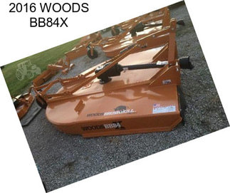 2016 WOODS BB84X