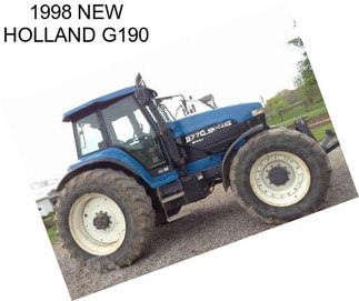 1998 NEW HOLLAND G190