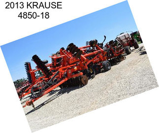 2013 KRAUSE 4850-18