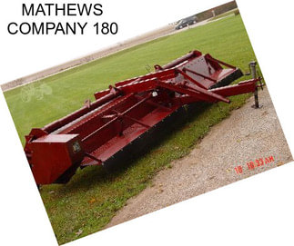 MATHEWS COMPANY 180
