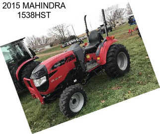 2015 MAHINDRA 1538HST