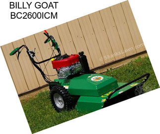 BILLY GOAT BC2600ICM