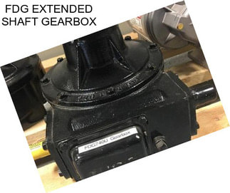FDG EXTENDED SHAFT GEARBOX