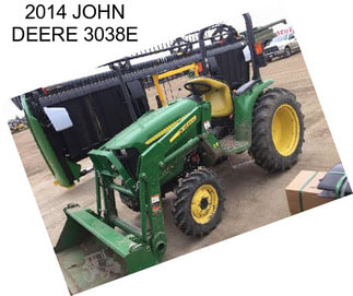 2014 JOHN DEERE 3038E