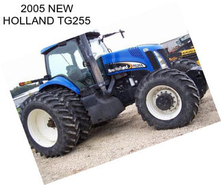 2005 NEW HOLLAND TG255