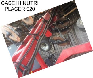 CASE IH NUTRI PLACER 920