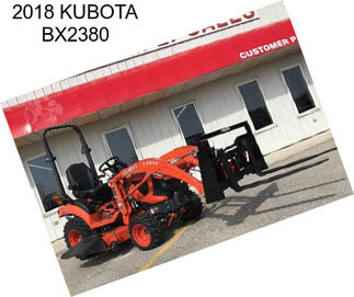 2018 KUBOTA BX2380