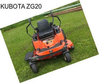 KUBOTA ZG20