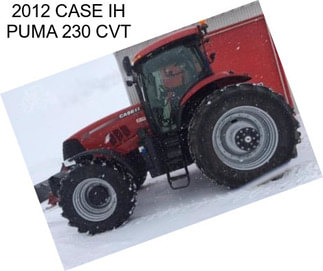 2012 CASE IH PUMA 230 CVT