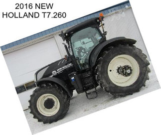 2016 NEW HOLLAND T7.260