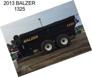 2013 BALZER 1325