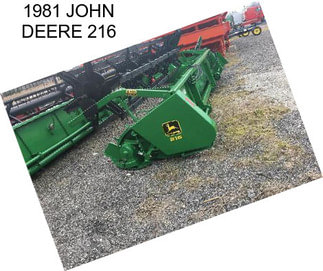 1981 JOHN DEERE 216