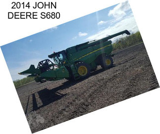 2014 JOHN DEERE S680