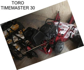 TORO TIMEMASTER 30