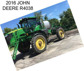 2016 JOHN DEERE R4038