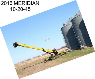 2016 MERIDIAN 10-20-45