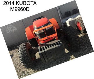 2014 KUBOTA M9960D