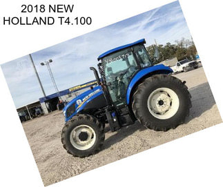 2018 NEW HOLLAND T4.100