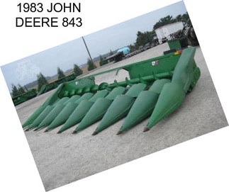 1983 JOHN DEERE 843