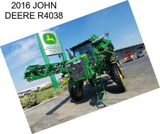 2016 JOHN DEERE R4038