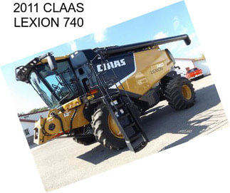 2011 CLAAS LEXION 740