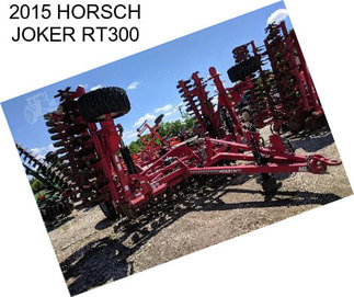 2015 HORSCH JOKER RT300