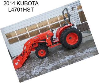 2014 KUBOTA L4701HST