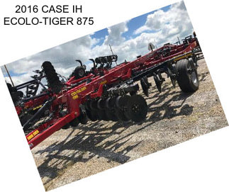 2016 CASE IH ECOLO-TIGER 875