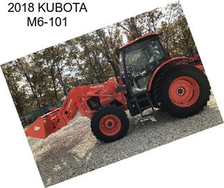 2018 KUBOTA M6-101