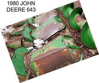 1980 JOHN DEERE 643