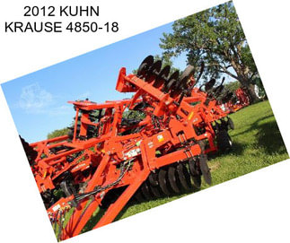 2012 KUHN KRAUSE 4850-18