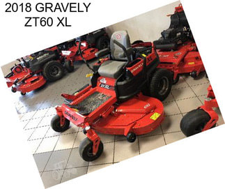 2018 GRAVELY ZT60 XL