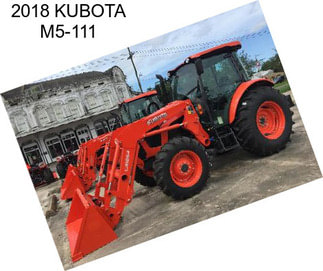 2018 KUBOTA M5-111