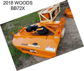2018 WOODS BB72X