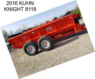 2016 KUHN KNIGHT 8118